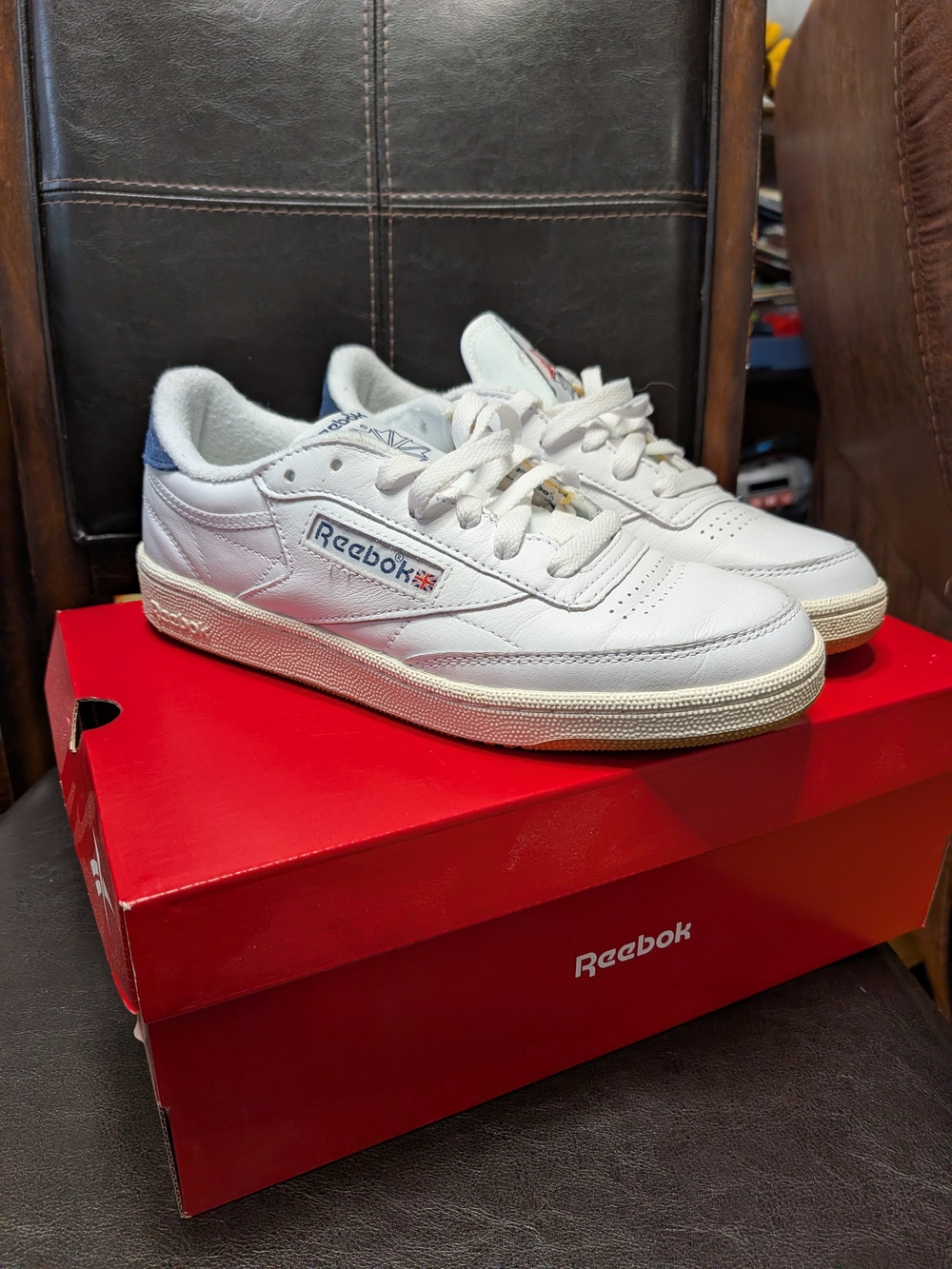 Reebok Woman's Classic White Leather Sneakers